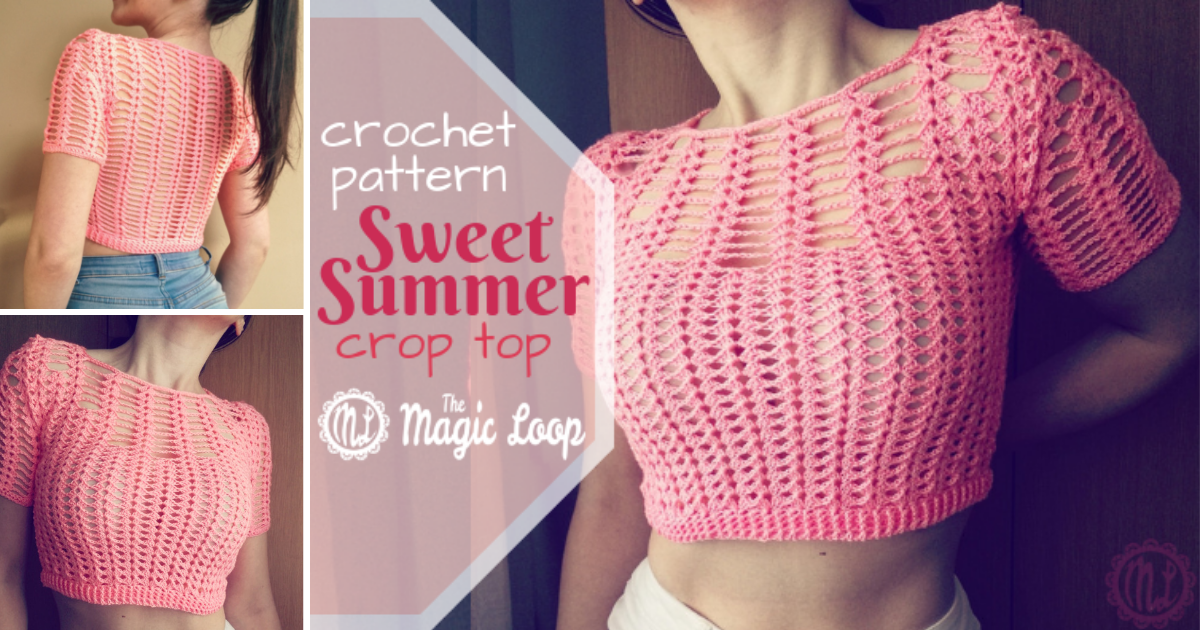 Easy Crochet Crop Top Tutorial, Crochet Ribbed Crop Top