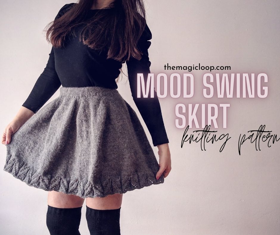 Swing knit skirt sale